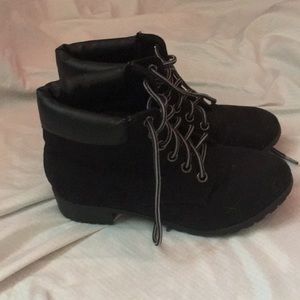 black boots